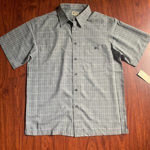 New Men's plaid button down sz M